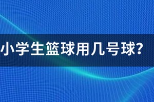 小学生篮球训练用几号球合适